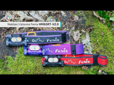FENIX - Nabíjacia čelovka HM65R-T V2.0 Fialová