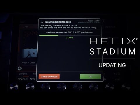 Helix Stadium 첫 설정과 펌웨어 업데이트, Wi-Fi·계정 연결 순서