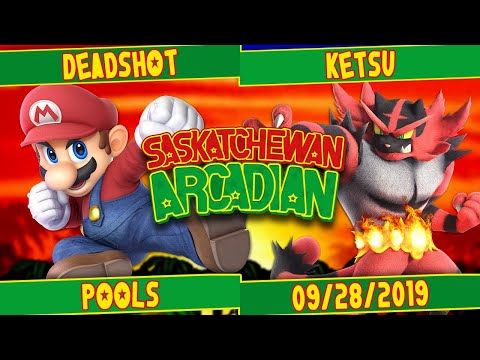 Deadshot (Mario) vs. Ketsu (Incineroar) - Pools - SK Arcadian