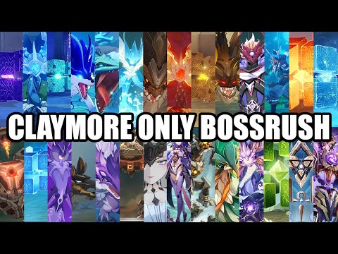 Claymore Only Against All Bosses In The Game