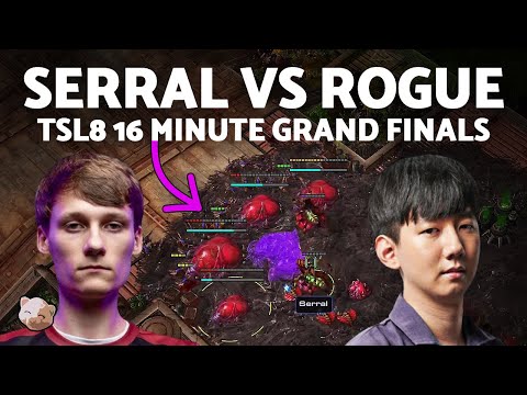 SERRAL vs ROGUE'S 16min Bo7 Grand Finals - HOLY CHEESE BATMAN! | TSL8 (ZvZ) - StarCraft 2