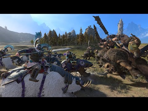 Bears eating Crushers for lunch | Total War: Warhammer 3