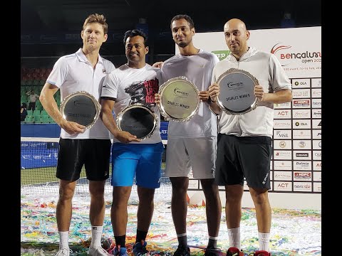 ATP Bengaluru Challenger Doubles Final - Raja/Ramanathan vs Paes/Ebden Highlights