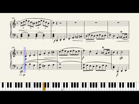 K533-1 MOZART sonata in Fa magg. 1^parte Allegro - TENCI