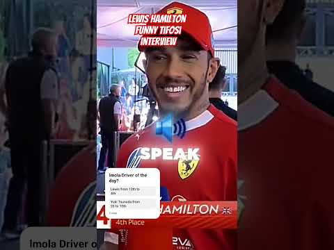 Thumbnail for Lewis Hamilton tifosi interview #meme #lewishamilton #tifosi #f1 by Tifosi