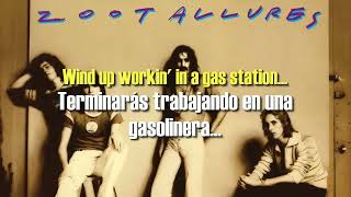 Frank Zappa - Wind Up Workin' In A Gas Station (Subtitulos en Inglés y Español)