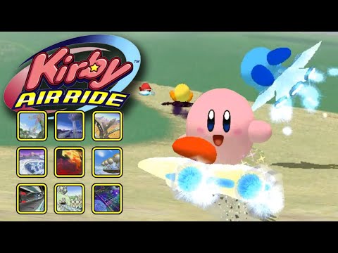 Kirby Air Ride - All Tracks (Full Race Gameplay)