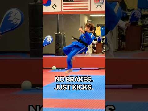 No Stopping This Taekwondo Combo! #Shorts #Taekwondo #MartialArts #KidsSports