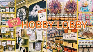 🛒🔥👑🏃‍♀️ Fall into Hobby Lobby!! Annual Yearly 75% OFF Clearance Event!! Amazing Deals!!🔥👑🏃‍♀️🛒