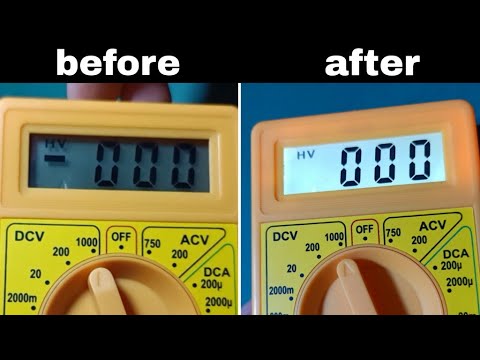 Digital multimeter upgrade | DIY LCD BACKLIGHT for your multimeter