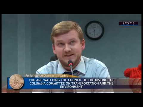 ATU Local 1764 Testifies at DDOT Oversight Hearing 02-27-18 Video