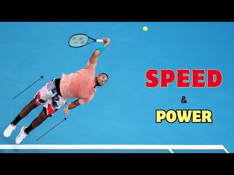 Nick Kyrgios Slow Motion Serve Analysis [ Speed & Power]
