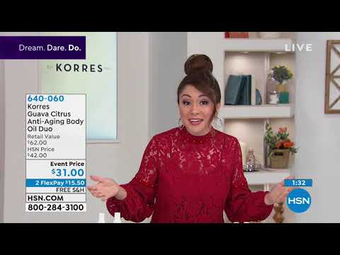 Korres Guava Citrus AntiAging Body Oil Duo  3.38 fl. oz.