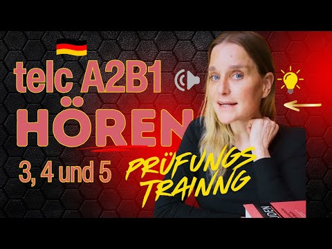 🎧 TELC A2-B1 Hören Teil 3, 4 und 5– Übung & Tipps für die Prüfung