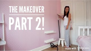 DIY HOME DECOR | MAKEOVER SERIES | GIRLS BEDROOM | CARLY JADE DRAKE