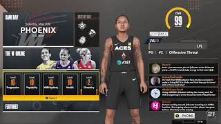 How to make your player 99 overall (WNBA) in 4 minutes next gen.