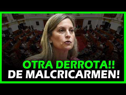 LE LLEGÓ EL KARMA! MARICARMEN ALVA TRISTE POR SU PROYECTO DE REFORMA DE JUSTICIA.