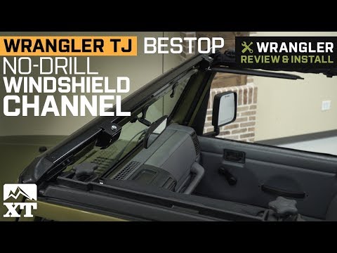 Jeep Wrangler TJ Bestop No-Drill Windshield Channel (1997-2006) Review & Install