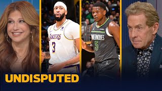 Lakers fall to Timberwolves 127-117: LeBron DNP, Anthony Davis suffers eye injury | NBA | UNDISPUTED