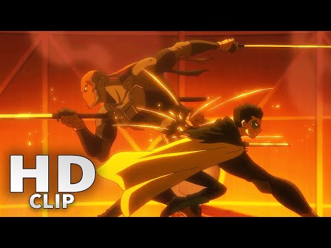 Damian vs. Deathstroke (Batman revives Talia) | Son of Batman