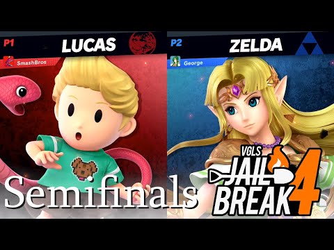 🔥VGLS Jailbreak 4 Semifinals - SmashBros (Lucas) Vs. GG George (Zelda) ~ August 2020
