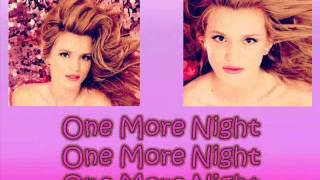 Bella Thorne - One More Night (Lyrics)