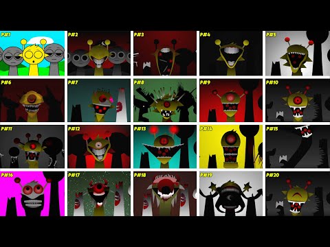 Incredibox Sprunki - All Simon From Phase 1 VS Phase 2-3-4-5-6 VS Phase 7 VS Phase 10-15 to Phase 20