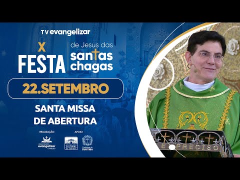 Santa Missa de abertura da X Festa de Jesus das Santas Chagas com @PadreManzottiOficial | 22/09/25
