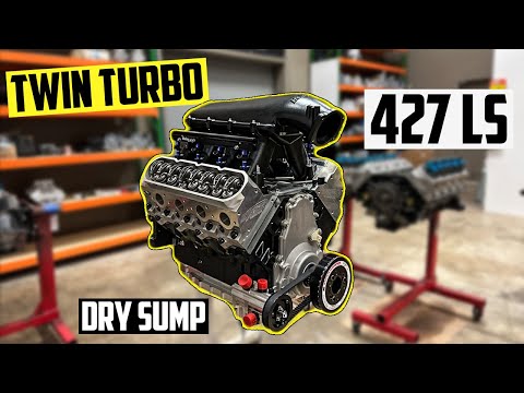 Building a 427 Twin Turbo LS Engine - Land Speed Records! (Part 2)