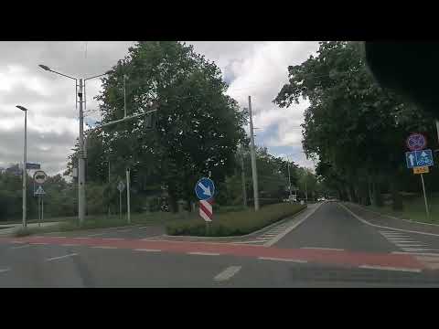 Wrocław, Sępolno, jazda Mickiewicza do Mostu Zwierzynieckiego VID 20250505 115131