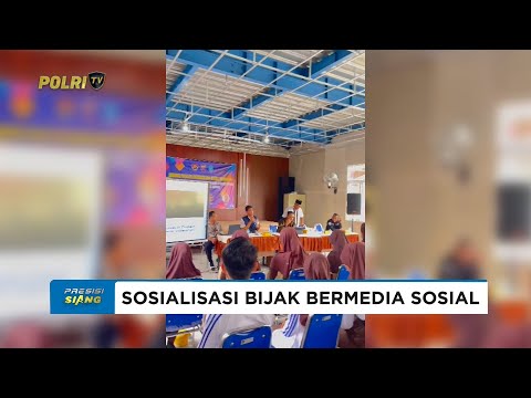 POLDA KALTIM GELAR SOSIALISASI BIJAK BERMEDIA SOSIAL DI SMA NEGERI 3 BALIKPAPAN