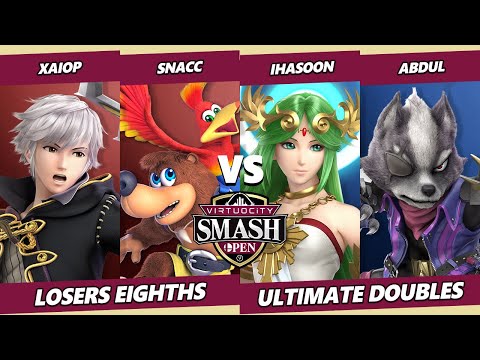 Virtuocity 2022 Top 8 - Xaiop & Snacc Vs. iHasoon & Abdul - SSBU Ultimate Tournament