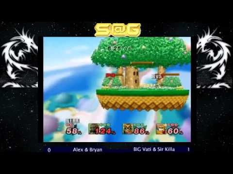 Smash @ccel Gathering #1 Project M Doubles - Alex & Bryan vs BIG Vati 5 & Sir Killa