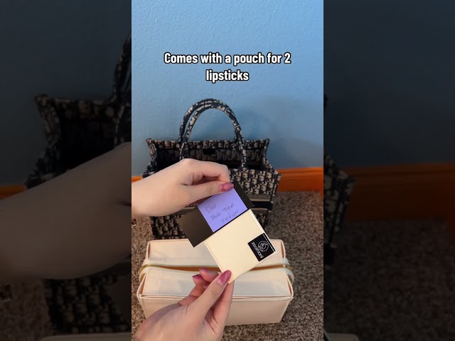 Vídeo relacionado con Organizador de bolso para libro Dior, organizador de bolsa de gran tamaño, grosor inferior 2008 gris oscuro-X grande