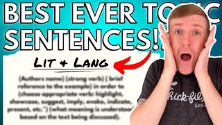 The BEST Topic Sentences EVER (AP Lit & AP Lang)