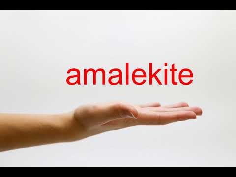 How to Pronounce amalekite - American English Video