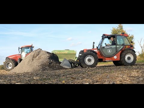 Kalk streuen in die Direktsaat Zwischefrucht
