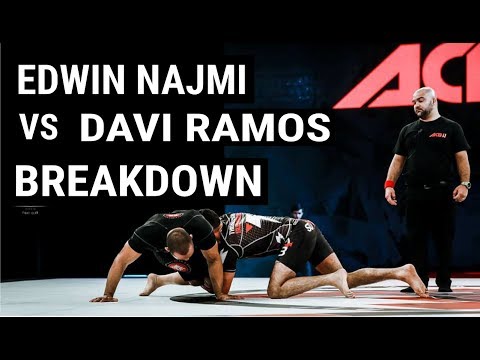 EDWIN NAJMI BJJ Breakdown VS DAVI RAMOS | NO GI JIU JITSU  BREAKDOWN (BACK TAKE)