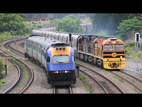 Passenger Vs Coal Train Race - Victoria Street Station NSW