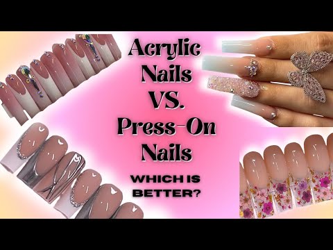 Lass uns chatten 💬Acrylnägel vs. Press-on-Nägel 💅🏼+ Tutorial zum Einkapseln von Trockenblumen nur...