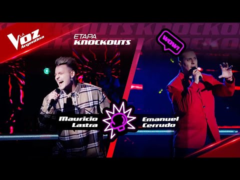 Knockout #TeamMontaner - Emanuel Cerrudo vs. Mauricio Lastra - La Voz Argentina 2022