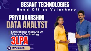 Fresher Priyadharshini Cracks First Interview & Lands Data Analyst Job | Success Story 2025