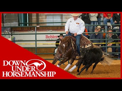 Clinton Anderson: Ian Francis' Ranch Rally Working Cow Horse Demo - Downunder Horsemanship