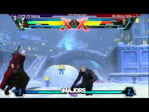 NWM4 - UMvC3 Top 4 - CVPR|PR Balrog (WOL/DAN/VER) vs EG.Ricky Ortiz (WOL/WES/AKU)- Winners Finals