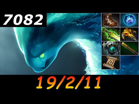 Dota 2 Morphling 7082 MMR 19/2/11 (Kills/Deaths/Assists) Ranked Full Gameplay