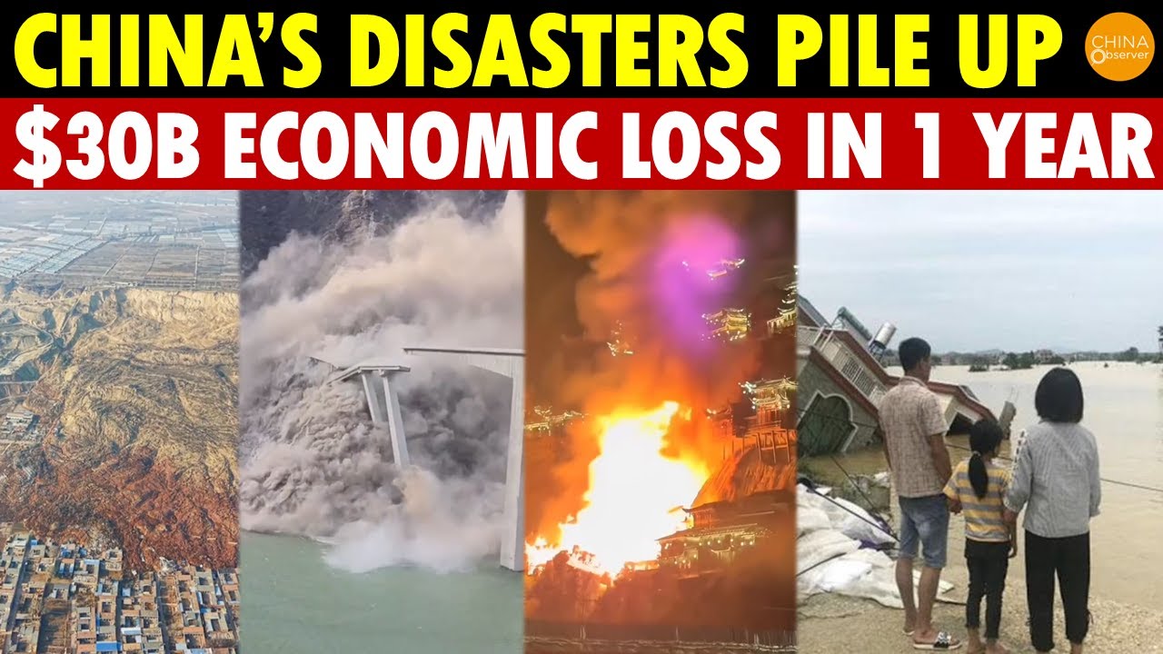 Breaking! Massive Landslide Hits China, 45 Homes Buried, $30 Billion Economic Loss in One Year