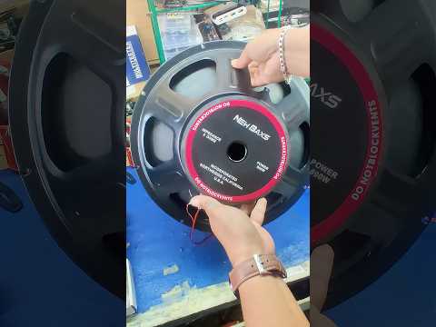 15inches subwoofer. Crazy drive on ZK-TB21 😱 #speaker #subwoofer #bass