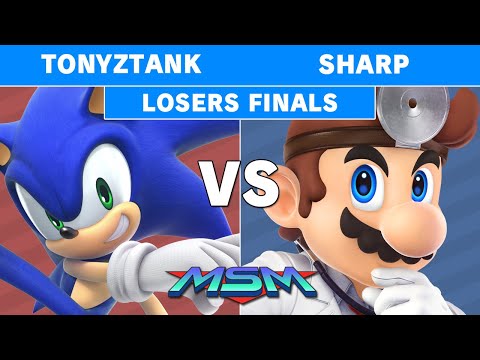 MSM Online 28 - NEST | Sharp (Dr. Mario) Vs. TonyZTank (Sonic) Losers Finals - Smash Ultimate
