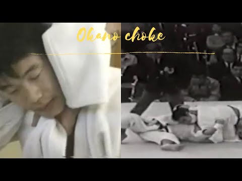 The most RUTHLESS choke in Judo (Isao Okano choke) 功岡野の送襟絞