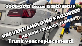 2021-2025 Lexus IS300, IS350 & IS500 Standard Audio Amplifier: Failure
